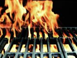 fire on metal
